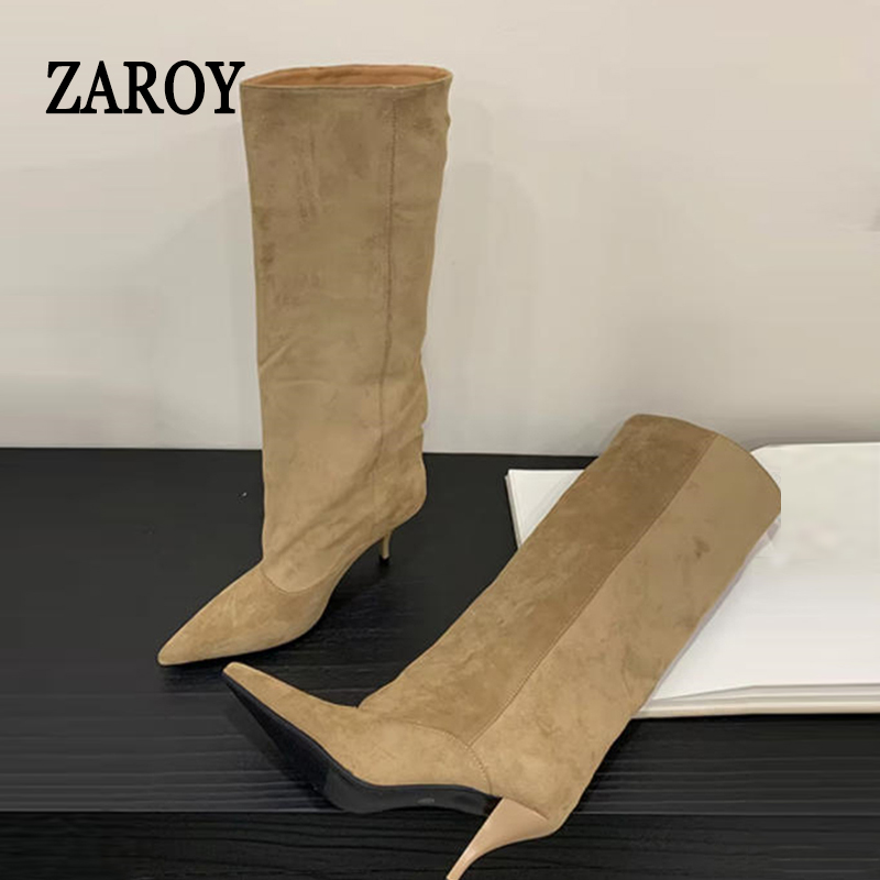 Waterproof Winter Boot - 자로이 니하이 여성 부츠 겨울용 따뜻한