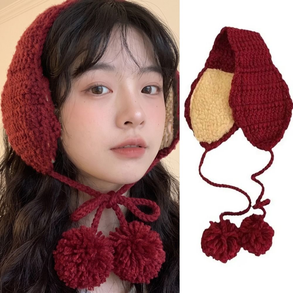Earmuffs Foldable - 조절 가능한 방풍 기능의 겨울용 끈으로