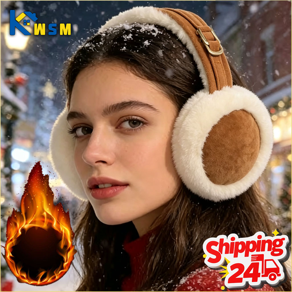 Earmuffs Foldable - 1-3개입 겨울용 귀마개 부드럽고 따뜻한 플러시
