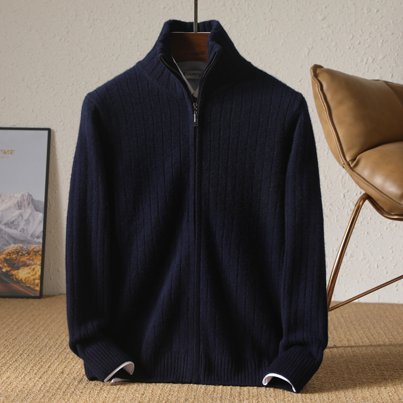 남성 100% 메리노 울 스탠드 업 칼라 카디건 캐주얼 - Wool Coat Peacoat 리뷰 및 가격