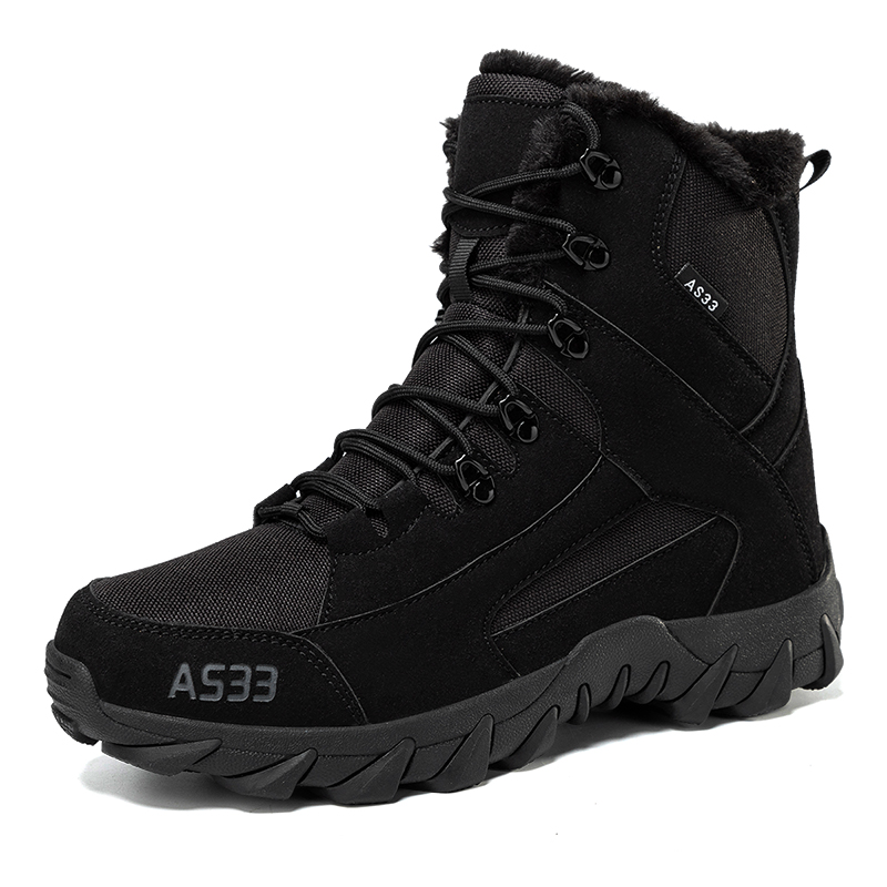 남성용 하이탑 보온 전술 부츠, 야외용 내구성 논슬립  - Waterproof Winter Boot 리뷰 및 가격